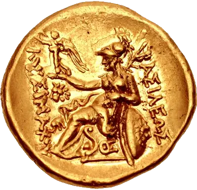 Antike goldmünze